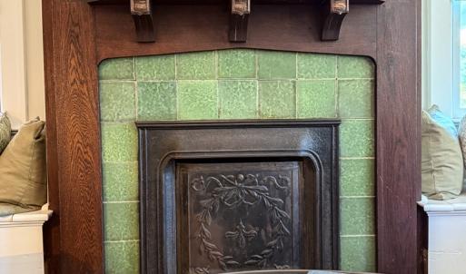 Original mantle and fire place