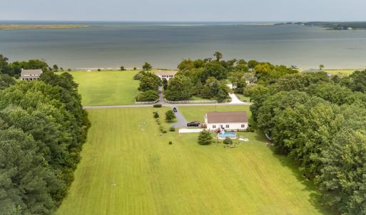 Looking out to Nandua Creek & the Chesapeake Bay