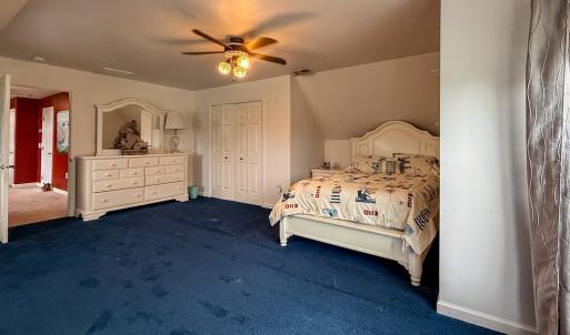 Upstairs third bedroom