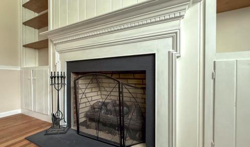 Fireplace w/matching bookcases