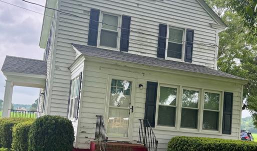 Side from circular driveway