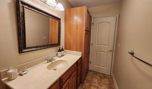 Bathroom with Linen Closet