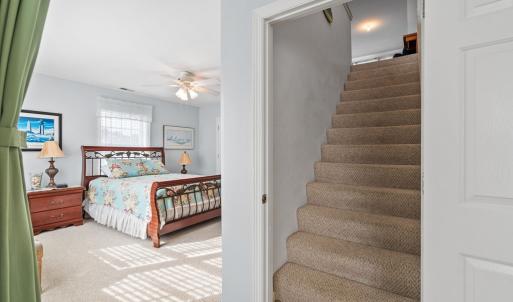 Stairs to third floor