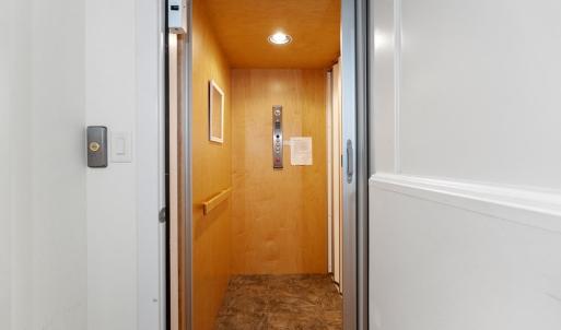 Elevator to second floor