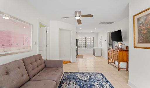 Living area and kitchen second floor