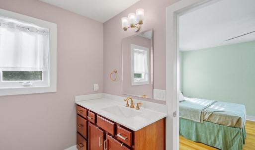 Second floor bath (2) into attached bedroom