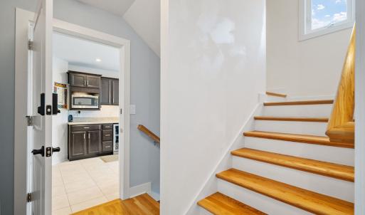 Stairs to third floor