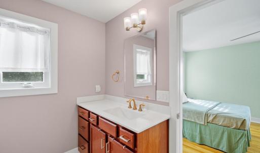 Second floor bath (2) into attached bedroom