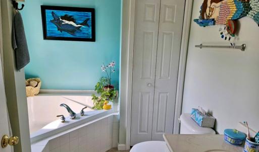 ensuite with soaking tub.