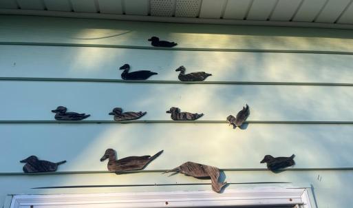 Door ducks, These darling ducks have been around as long as the home has: A "quack" reminder of the stories, seasons and smiles that have passed beneath their watch.