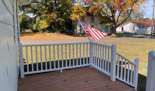 Deck off the primary bedroom