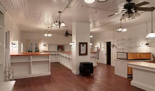 Inside store
