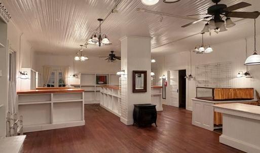 Inside store
