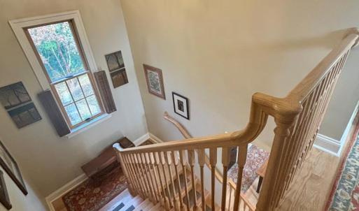 From the upstairs landing