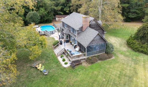 Private setting with mature landscaping