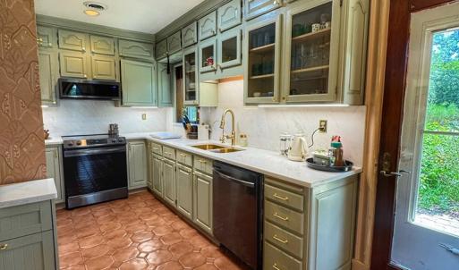 other view of kitchen, New appliances and countertops