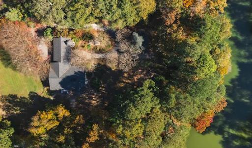 Aerial view of home