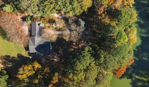 Aerial view of home