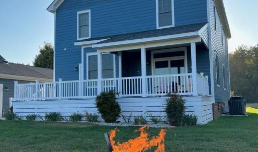 Back with fire pit