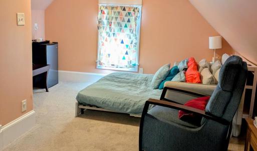 4th Bedroom, The Queen Sleeper Sofa as a bed. There is still plenty of room to walk around