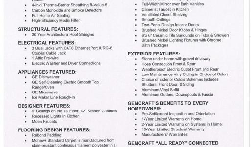 Canal Standard Features