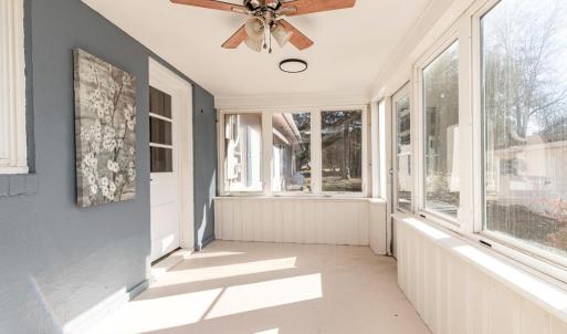 Back enclosed porch