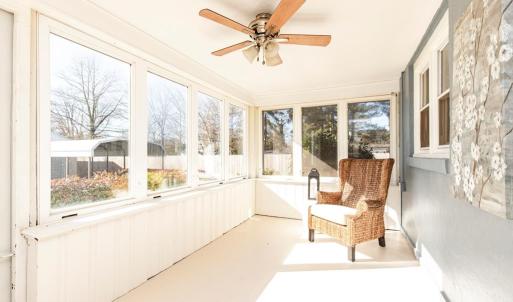 Back enclosed porch