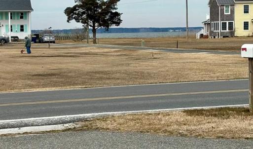 view of the Bay across the street
