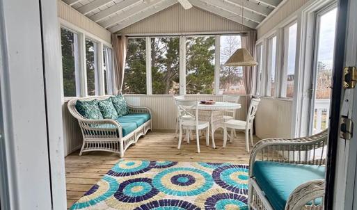 Screened porch entrance
