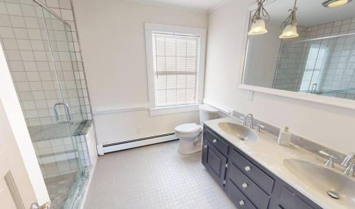 Main level full bath.