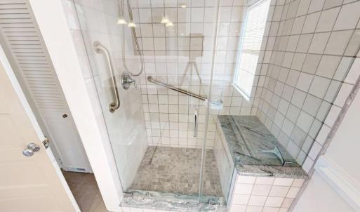 Main level full bath, renovated 2022.