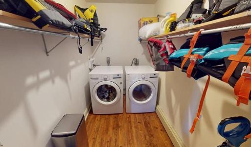 Main floor laundry.