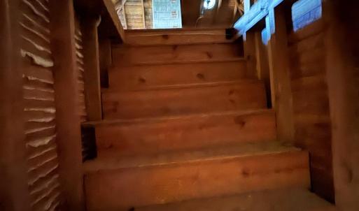 Walk up attic access from bedroom 2.