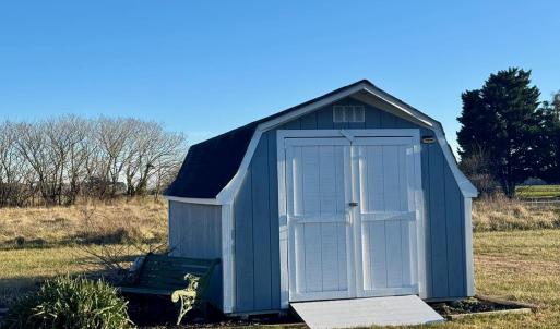 Nice dry shed for your tool and toys.