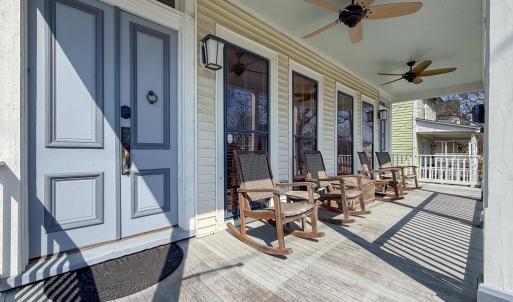 Front Porch & Door to 307