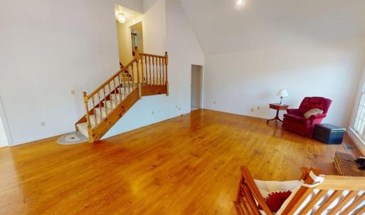 Back staircase to 2nd and 3rd bedroom.