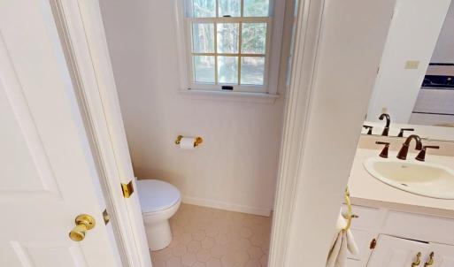 Primary water closet.