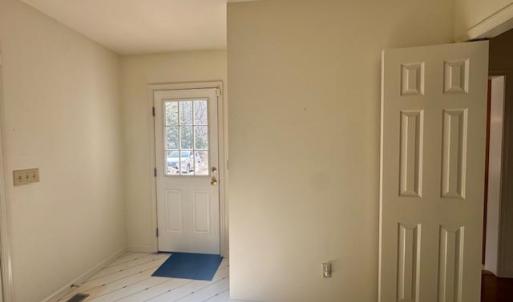 Mudroom and side entry.
