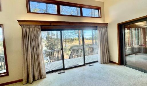 Access to rear deck from great room