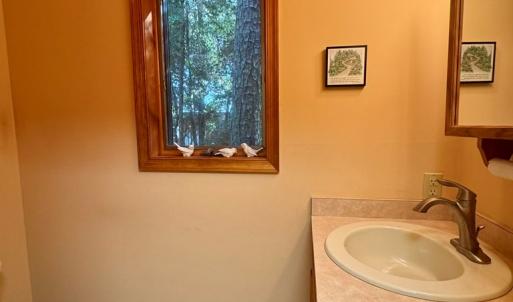 1//2 bath off of kitchen