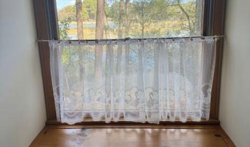 Creek view window of bedroom 4