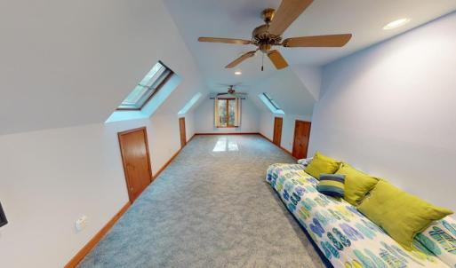 bedroom 3  with ensuite, could be a second primary bedroom as it has an attached bath