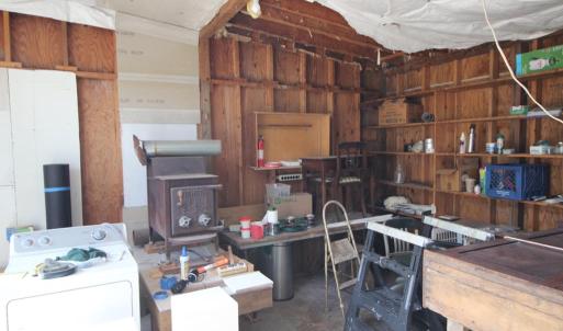 Workshop and wood stove