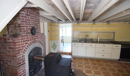 Kitchen and wood stove