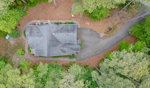 Birds eye view of the property