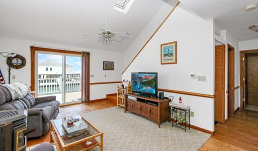 Living Room With Walkout to Deck