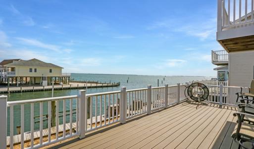 Main Level Deck With Bay View