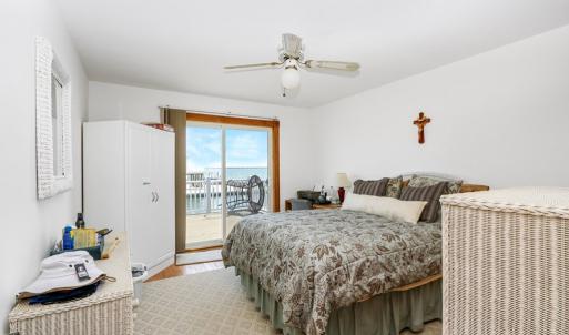 Main Level Bedroom With Walkout To Deck