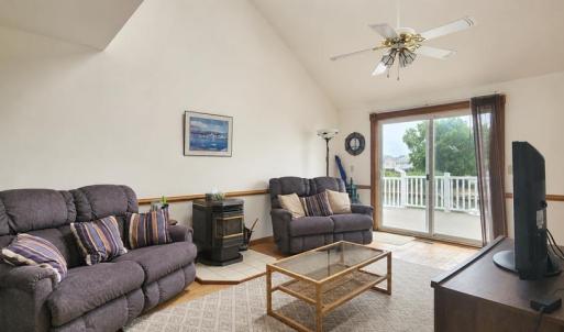 Living Room with Deck Access