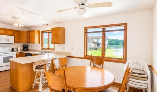 Open Dining and Kitchen Area